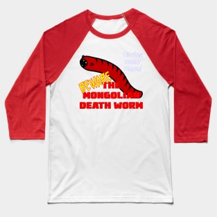 Mongolian Death Worm Baseball T-Shirt